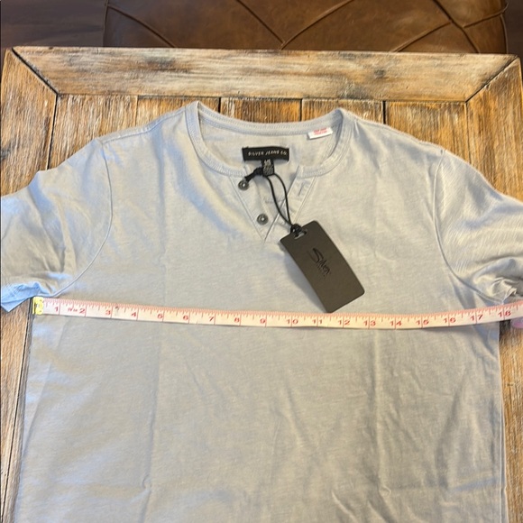 Silver Jeans light blue boy’s Henley Shirt - Picture 5 of 9